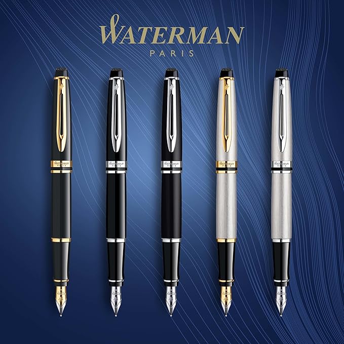 Waterman Expert Fountain Pen, Gloss Black - Image 6