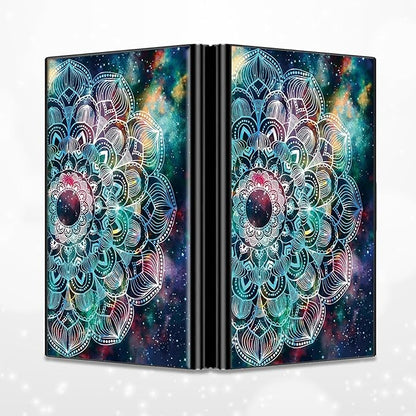 BWEGRHE Slim Credit Card Holder, Art Mandalas RFID Blocking Metal Wallet - Image 4
