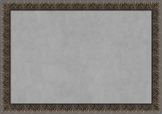 Amanti Art Black Framed Magnetic Board 29x41 Large Vision Board by AmantiArt