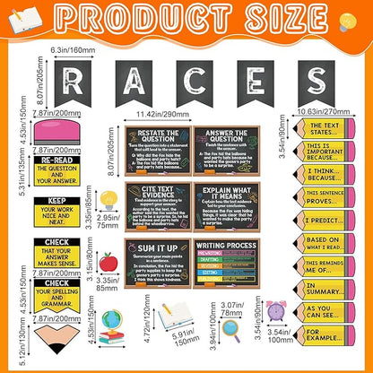 Pasimy Races Writing Strategy Bulletin Board Set Writing Process Posters - Image 2
