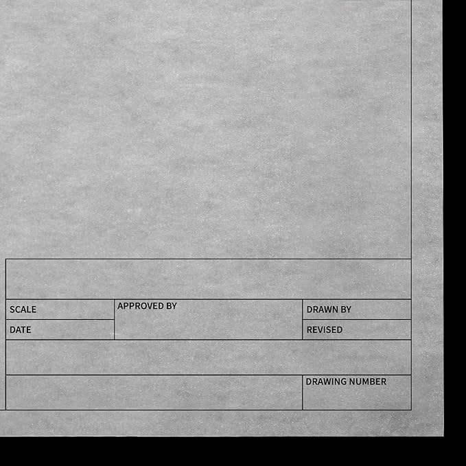 Tatuo 15 Sheets Architectural Vellum Paper 11 x 17 Inch Drafting Vellum Tracing - Image 3