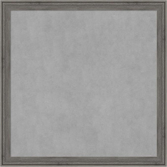 Amanti Art Grey Framed Magnetic Board 27x27 Medium Vision Board by AmantiArt