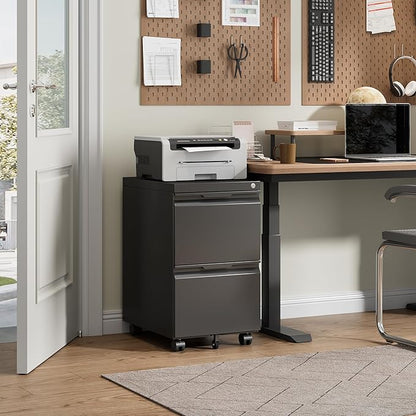 Bestoo 2-Drawer Mobile File Cabinet - Image 2