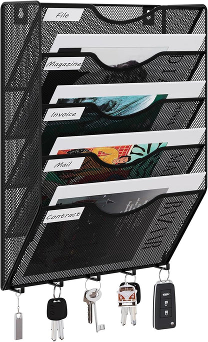 EasyPAG 5 Pocket Mesh Wall File Organizer by EasyPAG