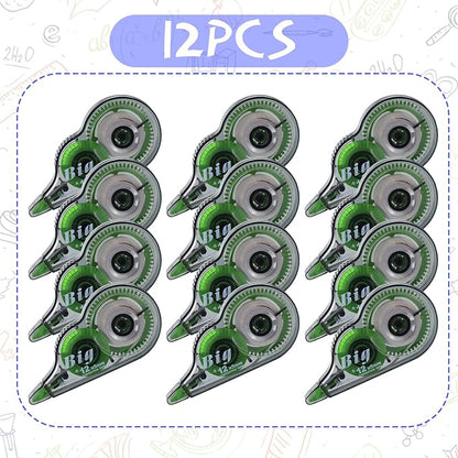 Yexiya 12 Pieces Correction Tapes Original Correction Wide Eraser Applicator - Image 5