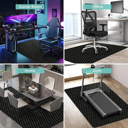 Vicwe Office Chair Mat for Hard Floor, Easy Glide for Chairs - Image 6