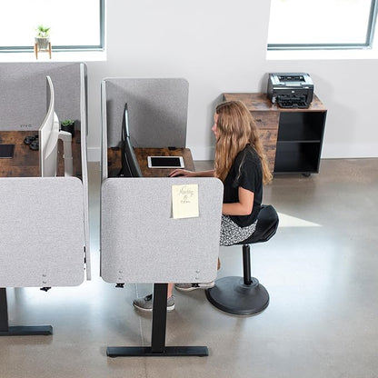 VIVO Clamp-on Privacy Panels 60 x 24 inch, 24 x 24 inch, Sound Absorbing - Image 7