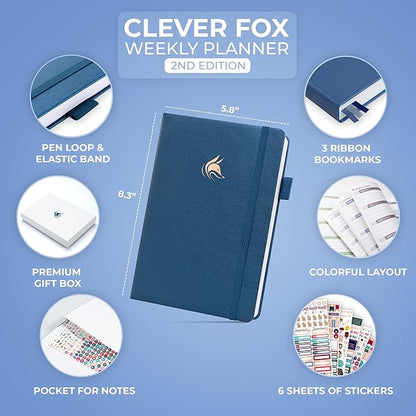 Clever Fox Planner 2nd Edition – Colorful Weekly & Monthly Goal Planner - Image 2