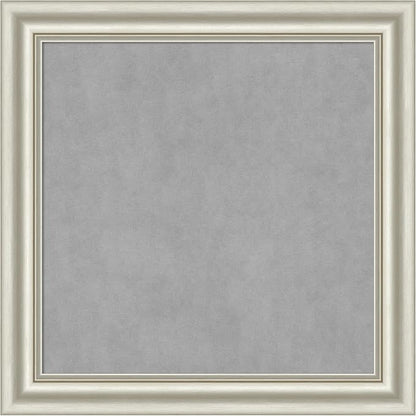 Amanti Art Silver Framed Magnetic Board 30x30 Medium Vision Board by AmantiArt