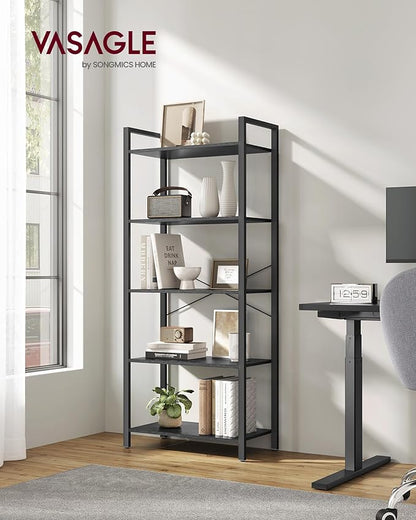 VASAGLE 5-Tier Bookshelf, Bookcase - Image 2
