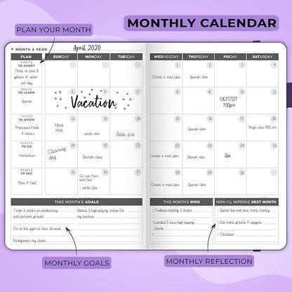 Clever Fox Planner – Undated Weekly & Monthly Planner - Image 4
