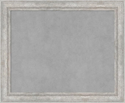 Amanti Art Silver Framed Magnetic Board 19x23 Small Vision Board by AmantiArt