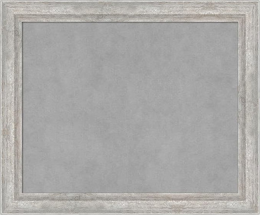 Amanti Art Silver Framed Magnetic Board 19x23 Small Vision Board by AmantiArt
