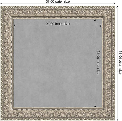 Amanti Art Silver Framed Magnetic Board 31x31 Medium Vision Board - Image 2