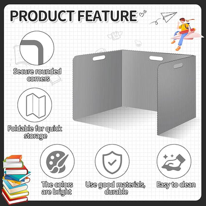 24 Pcs Desk Dividers for Students 14 × 17.5 × 14 Inch Plastic Durable and - Image 2