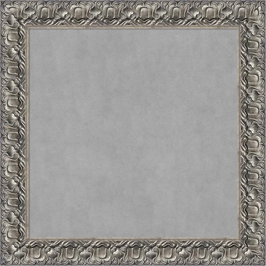 Amanti Art Silver Framed Magnetic Board 30x30 Medium Vision Board by AmantiArt