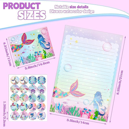 TaoBary 160 Pcs Stationery Paper Set 50 Double Sided Stationery Papers - Image 5