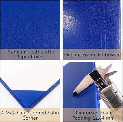 GraduationMall 11"x14" Smooth Padded Diploma Cover Certificate Holder Royal - Image 3