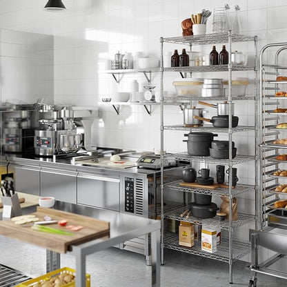 Regal Altair 21" Deep x 30" Wide x 86" Height Wire Shelving Kit | 8-Tier | NSF - Image 4
