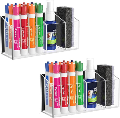 HBlife 2 Pack Magnetic Dry Erase Marker Holder by HBlife