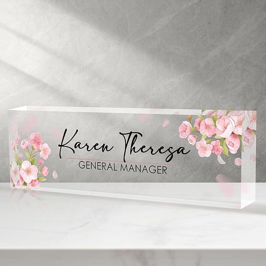 Custom Office Name Plate, Personalized Gifts by Unknown