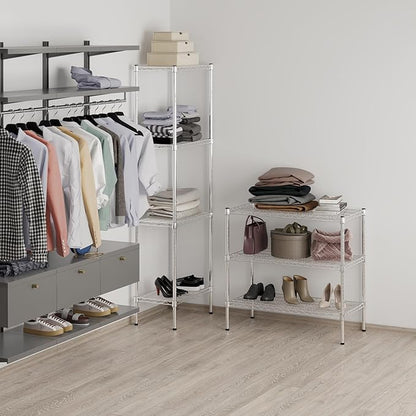 Regal Altair 18" Deep x 36" Wide x 34" Height Wire Shelving Kit | 3-Tier | NSF - Image 7