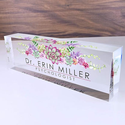 Artblox Office Desk Name Plate Personalized | Custom Name Plates by Artblox