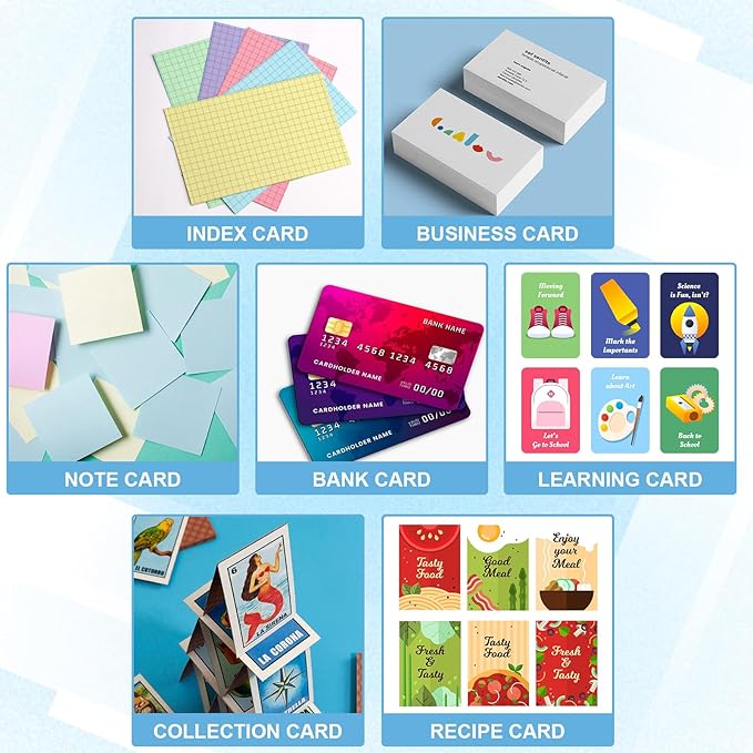 4 Pack 3x5 Index Card Display Holder Acrylic Cards Holder Stand Acrylic - Image 8