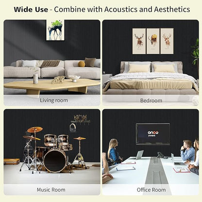 AUTORIFIC Acoustic Panels, 5 Pack Sound Panels Noise Reducing - Image 5