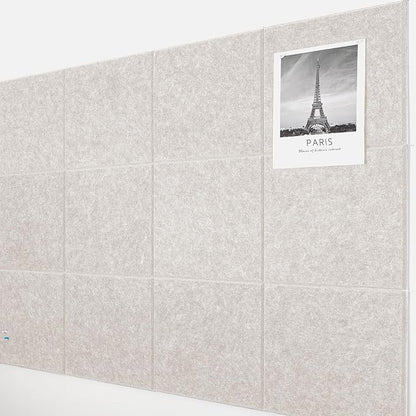 AKTOP Cork Board Bulletin Board 47"x35", 12 Pack Removable Felt Cork Board Tiles by Buynow