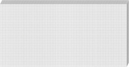 Fuyoooo 25 Sheet Graph Paper Pad 24" x 48" Large Graph 1" and 1/4" Ruled Grid by Fuyoooo