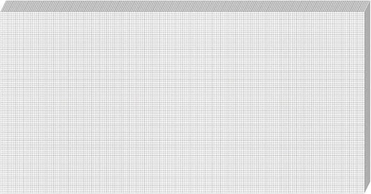 Fuyoooo 25 Sheet Graph Paper Pad 24" x 48" Large Graph 1" and 1/4" Ruled Grid by Fuyoooo