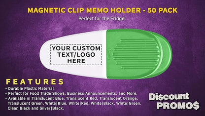 50 Magnetic Memo Holders Set - Image 2