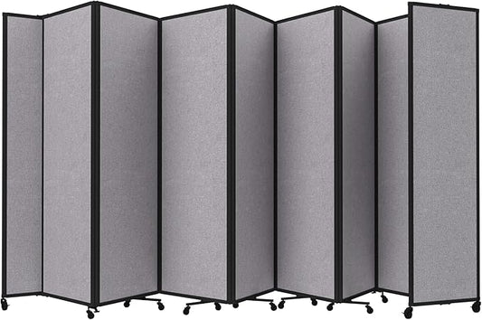 Versare Room Divider 360 Portable Wall Partition | Folding Panels | Large by VERSARE