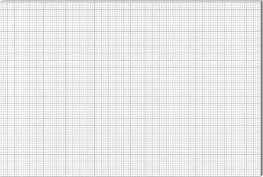 Fuyoooo 25 Sheet Graph Paper Pad 24" x 36" Large Graph 1" and 1/4" Ruled Grid by Fuyoooo