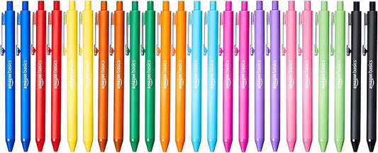 Amazon Basics Multi Colored Ballpoint Pens by AmazonBasics