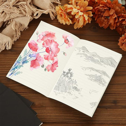 MIVIDE 50 Pack A5 Kraft Notebooks, Lined Travel Notebooks - Image 6