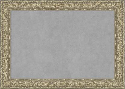 Amanti Art Silver Framed Magnetic Board 31x43 Large Vision Board by AmantiArt