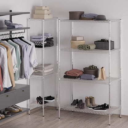 Regal Altair 24" Deep x 42" Wide x 74" Height Wire Shelving Kit | 4-Tier | NSF - Image 5