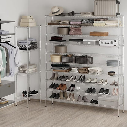 Regal Altair 14" Deep x 72" Wide x 86" Height Wire Shelving Kit | 10-Tier | NSF - Image 5