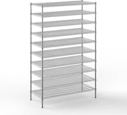 Regal Altair 24" Deep x 54" Wide x 86" Height Wire Shelving Kit | 10-Tier | NSF by Regal+Altair