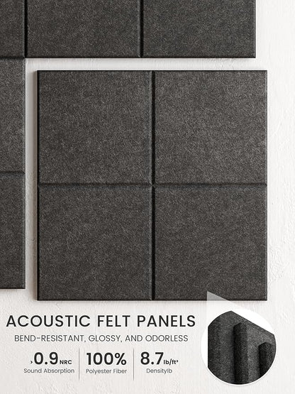 Bumusty Large Cork Board Alternative-36 x24 Felt Bulletin Board Tiles, - Image 3