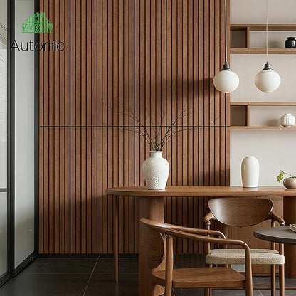 AUTORIFIC Wood Veneer Sound Panels, 10 Pack 47.2”x23.6” Wall Panels, Decorative - Image 4