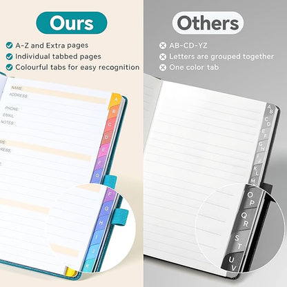 ZXHQ Address Book with Colorful Alphabetical Tabs - Image 4