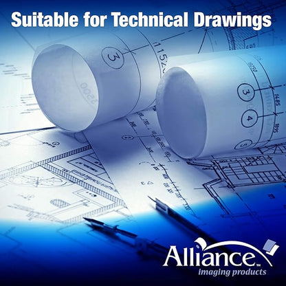 Alliance Wide Format Paper 30” x 500’ Rolls Bond Engineering 92 Bright 20lb - Image 6