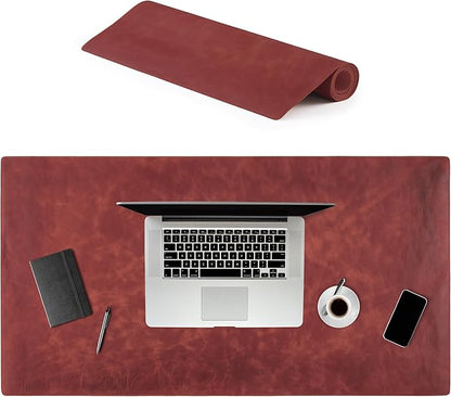 Node Leather - Genuine Leather Desk Mat - Executive Real Leather Desk Pad - by NodeLeather