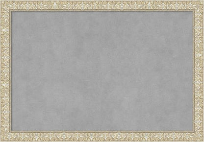 Amanti Art Silver Framed Magnetic Board 18x26 Medium Vision Board by AmantiArt