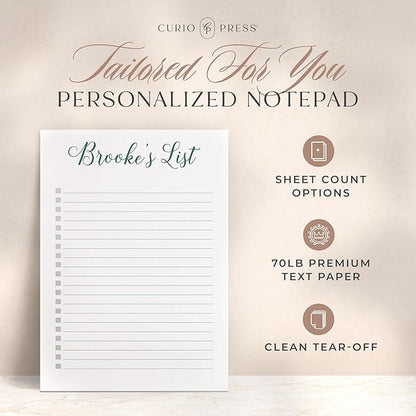 Personalized Notepads with Checkboxes, Personalized To Do Notepad, Personalized - Image 2