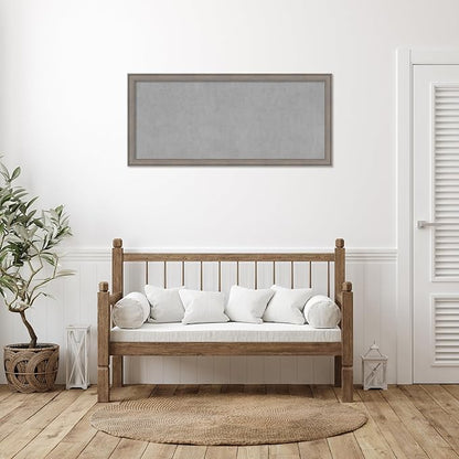 Amanti Art Grey Framed Magnetic Board 23x51 Oversize Vision Board - Image 4