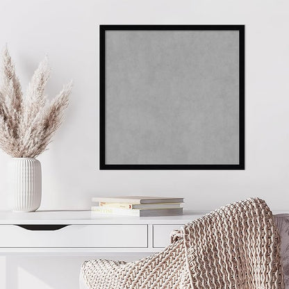 Amanti Art Black Framed Magnetic Board 21x21 Medium Vision Board - Image 5